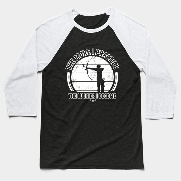 Funny Archery Quotes Vintage Clothes Baseball T-Shirt by shirtontour